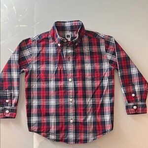 Janie and Jack Plaid Kids Shirt Sz 2